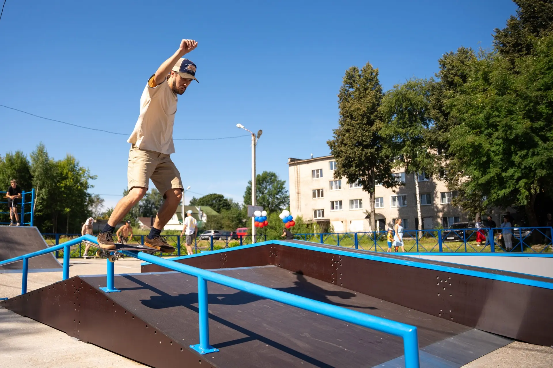🛹 В Лихославле открылся обновлённый скейт-парк
