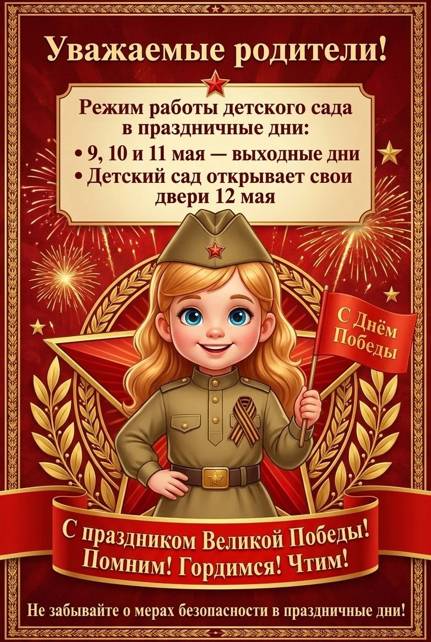 🌷 Уважаемые родители! 🌷