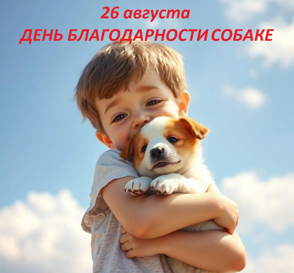 День благодарности (или признательности) собаке во всем мире ежегодно отмечают 26 августа.