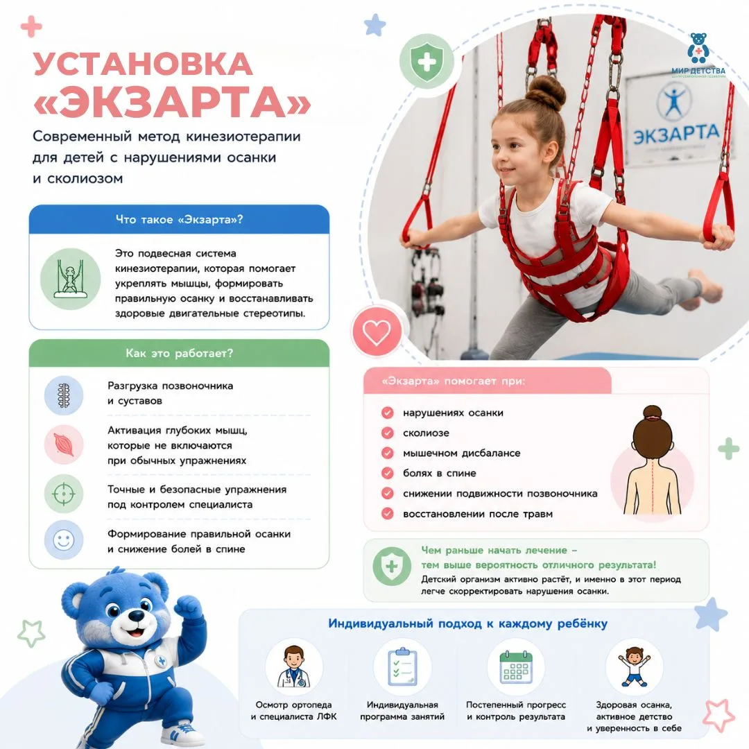 🧩 Сколиоз у ребёнка: почему одних упражнений иногда недостаточно?

Когда родители слышат диагноз «с