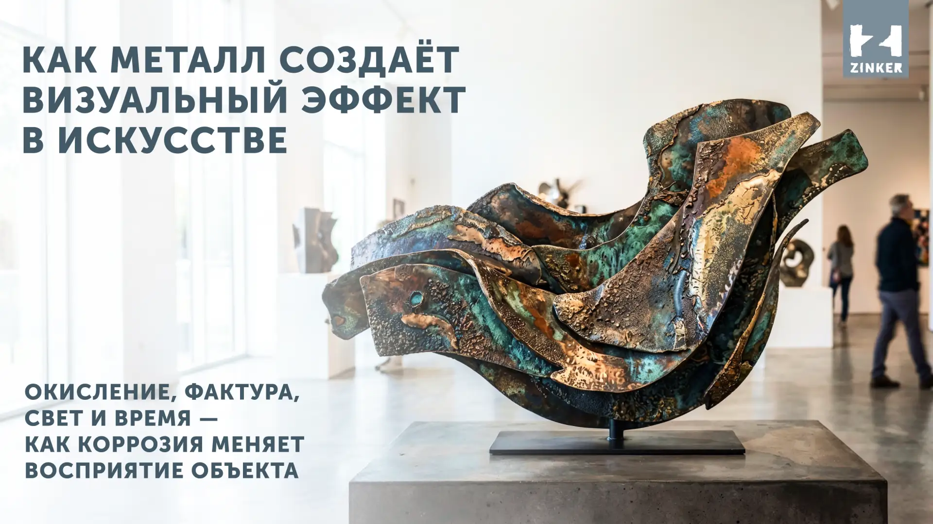Металл и художественные инсталляции: когда коррозия становится частью визуального образа

О металле 
