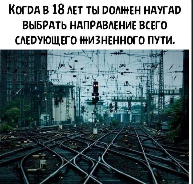 Выбор жизненного пути

Комментарии: pikabu.ru/link/Tj8zbGIGcS
