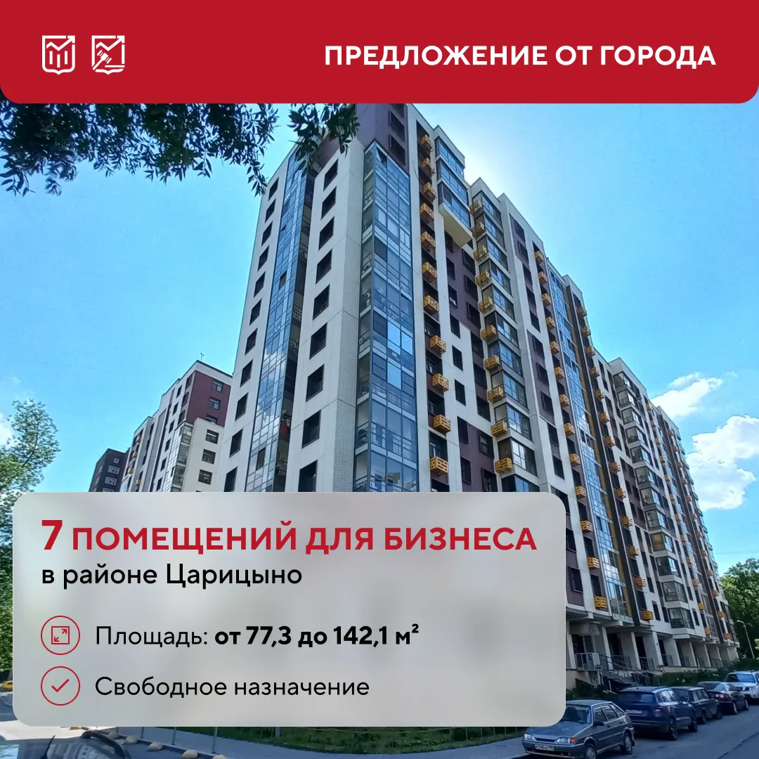 🏢 Пространство для бизнес-идей: семь помещений в районе Царицыно