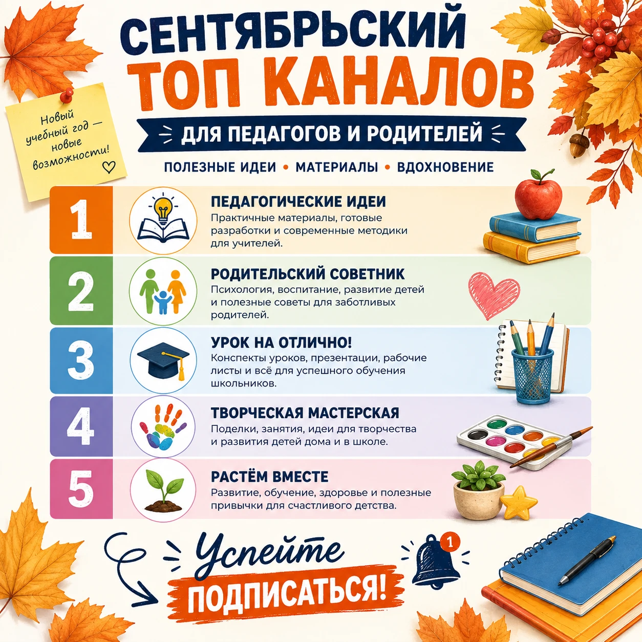 Подготовили для вас подборку интересных каналов. Найди свой идеальный ресурс!