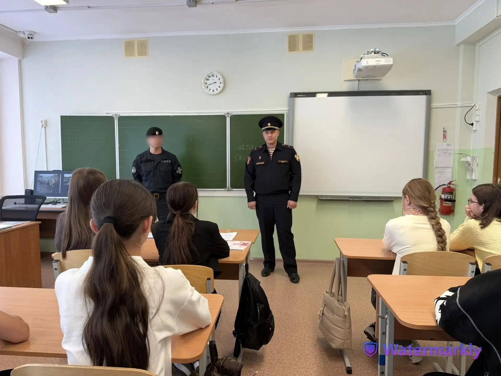 ✅Урок безопасности от тех, кто нас защищает.