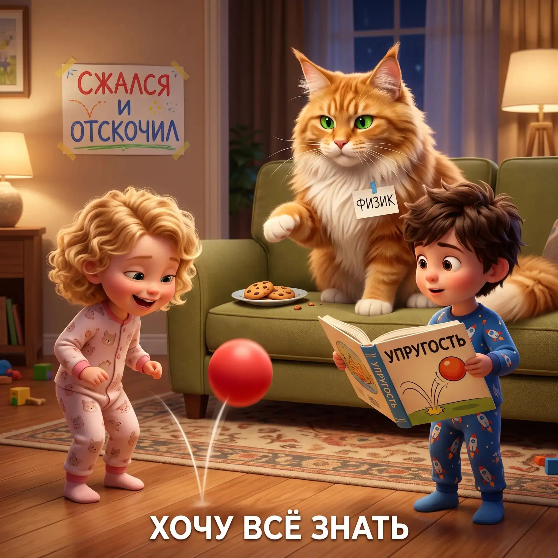 Почему мяч отскакивает?