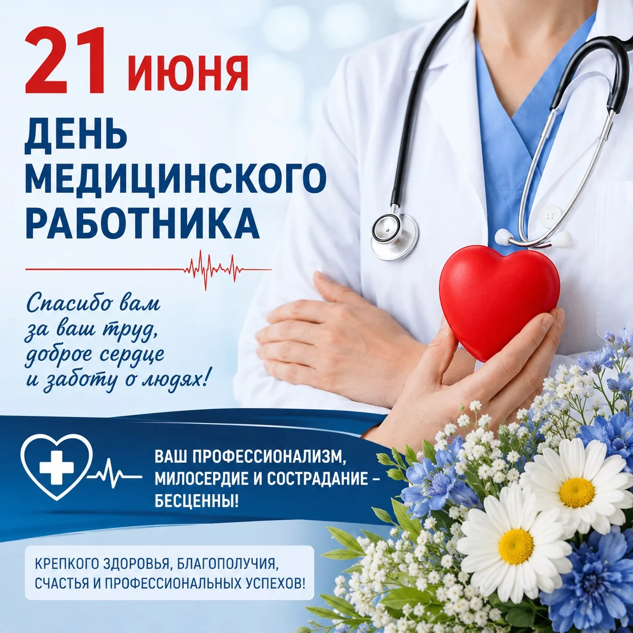 🏥 21 июня — День медицинского работника
