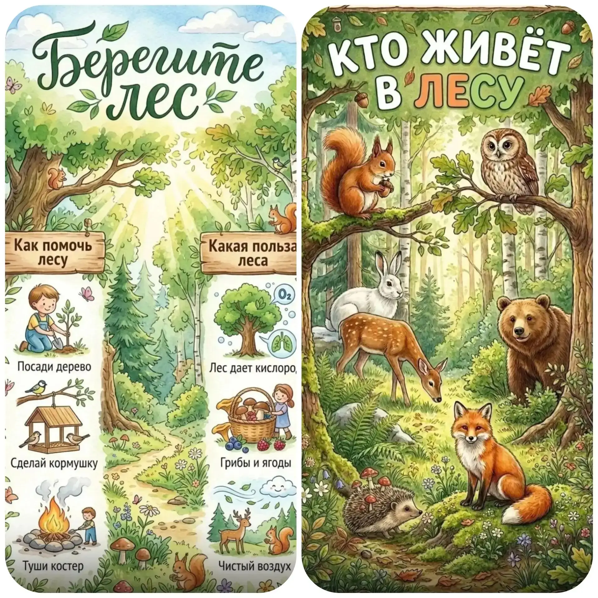 🌲 В нашем лесничестве «Феникс» весело и познавательно прошёл День леса! 🌳