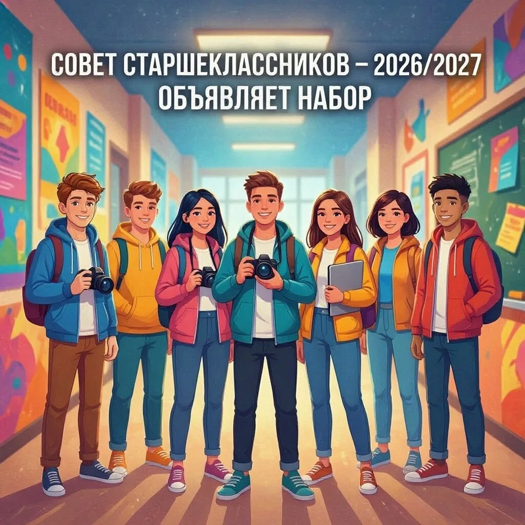Совет старшеклассников — 2026/2027 объявляет набор!