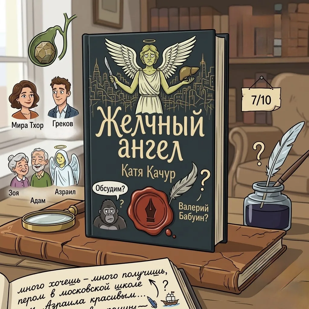 📚«Желчный ангел», Катя Качур

Обсудим?

Спойлер: понравилась меньше, чем «Любимчик эпохи»

🌟Ставлю