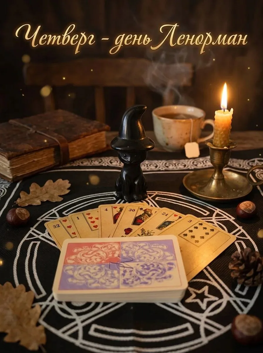 🃏 Мои хорошие, сегодня четверг — день карт Ленорман!