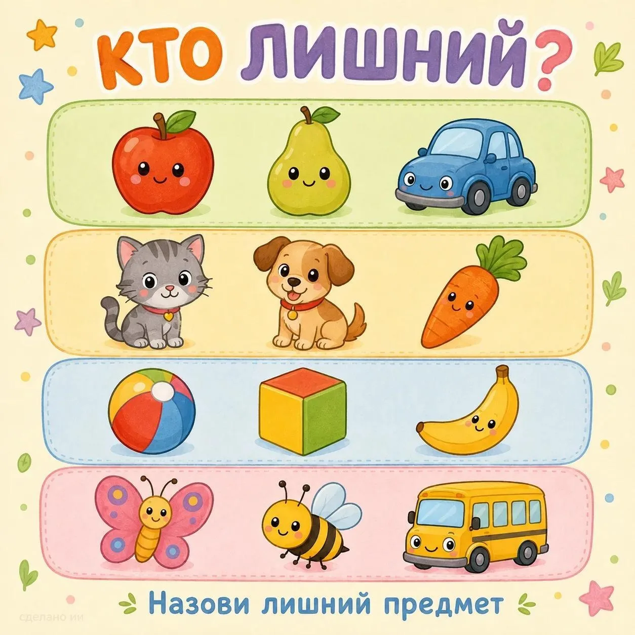 Играем и развиваем внимание 👀