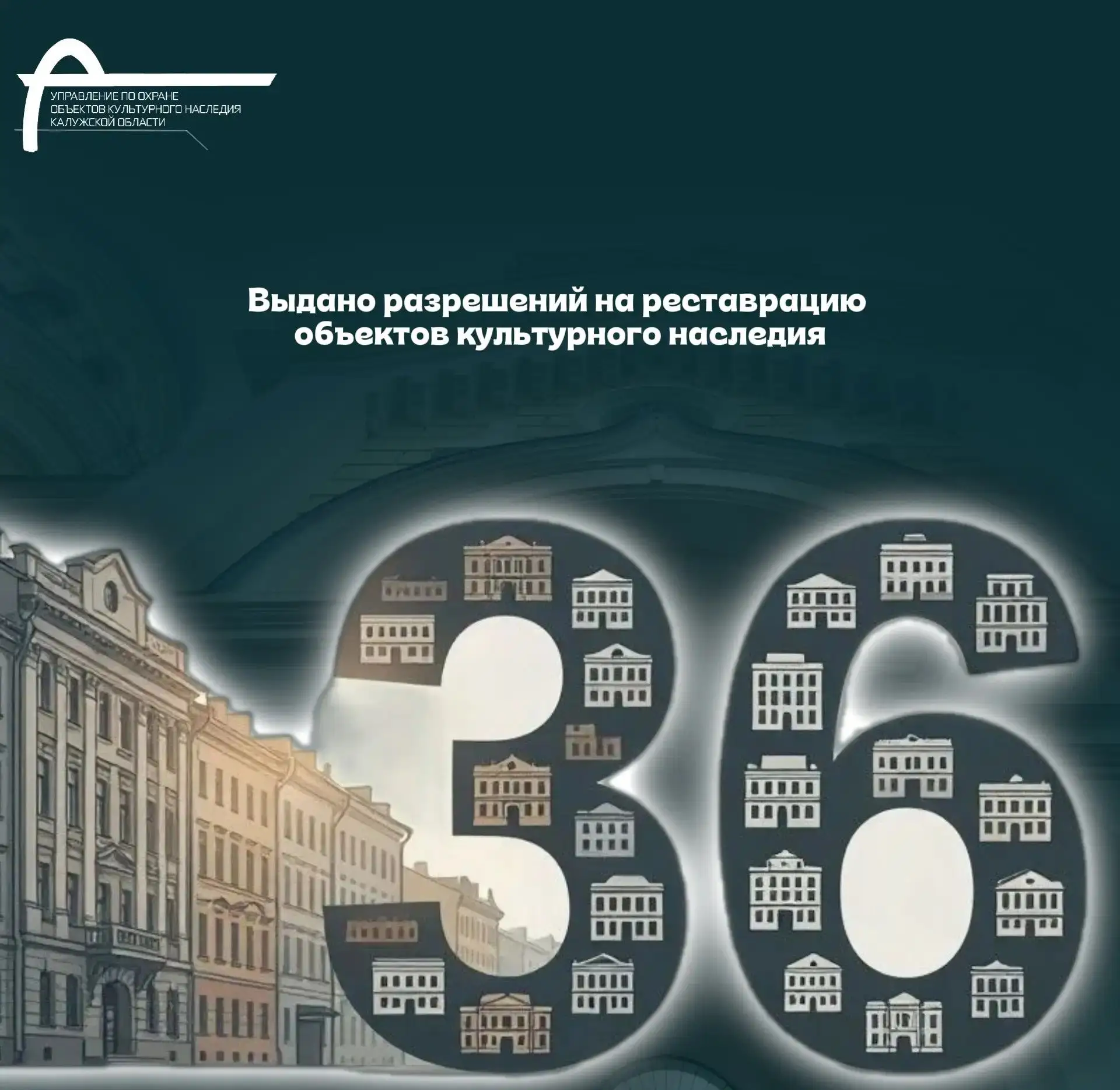 36 разрешений за полгода — это серьёзный темп!🔥
⁣
В Калужской области активно сохраняют объекты кул