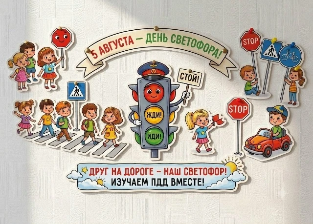 ✨ Оформления ко дню светофора