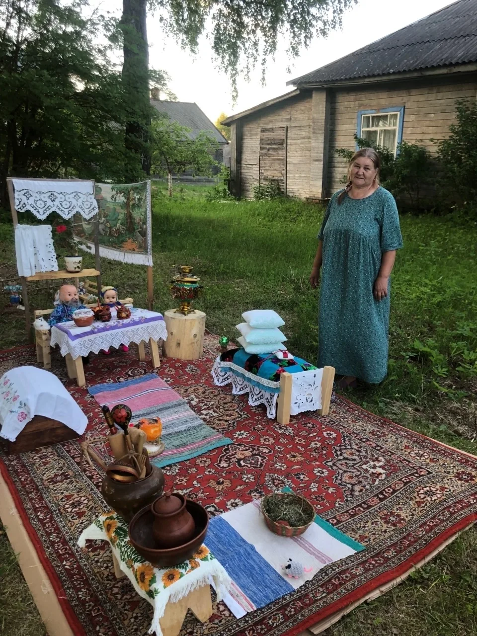 К праздничному мероприятию, посвященному Дню деревни Юркино, известная уже многим  наша рукодельница