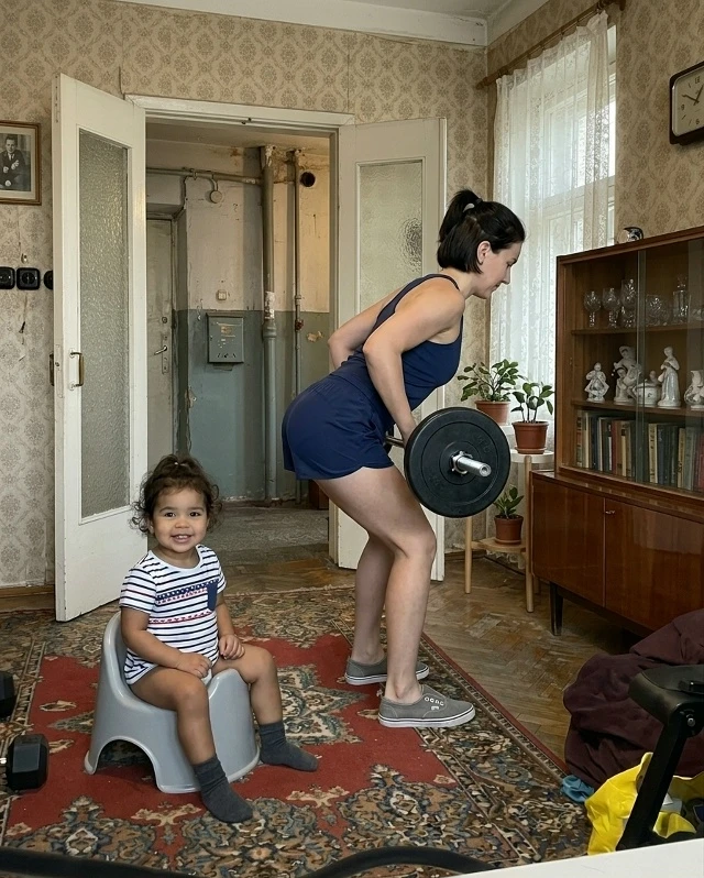 Мастера помогите, я хотела красивую фотку с спортзала, а вышло так, что я живу в хрущев...
