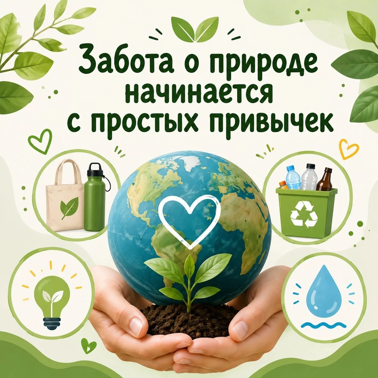 🌿 Забота о природе начинается с простых семейных привычек

Экологическая культура формируется не то