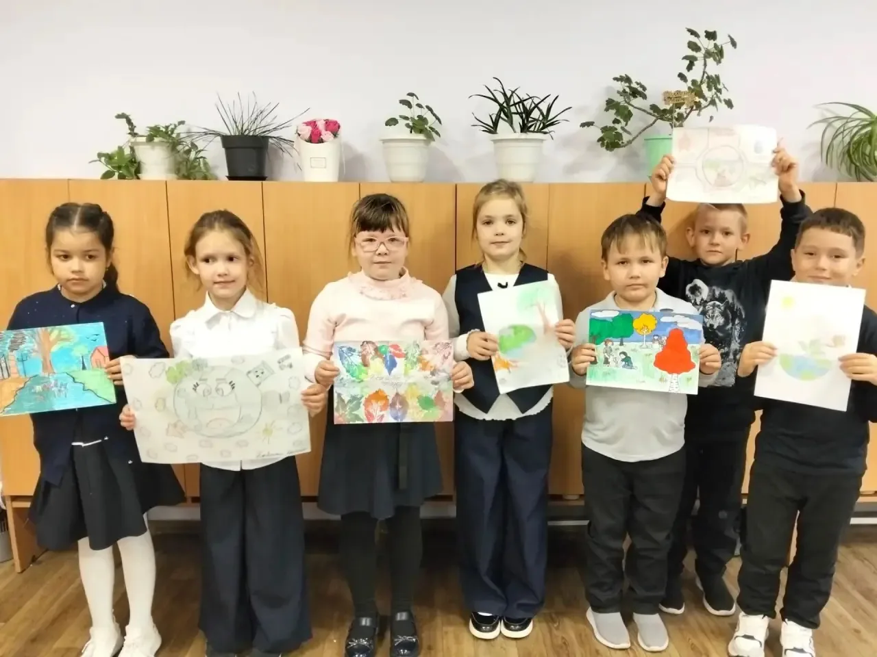💥Конкурс рисунков "Береги природу", учащиеся 1 «Г» и 2 «Д» класс💥