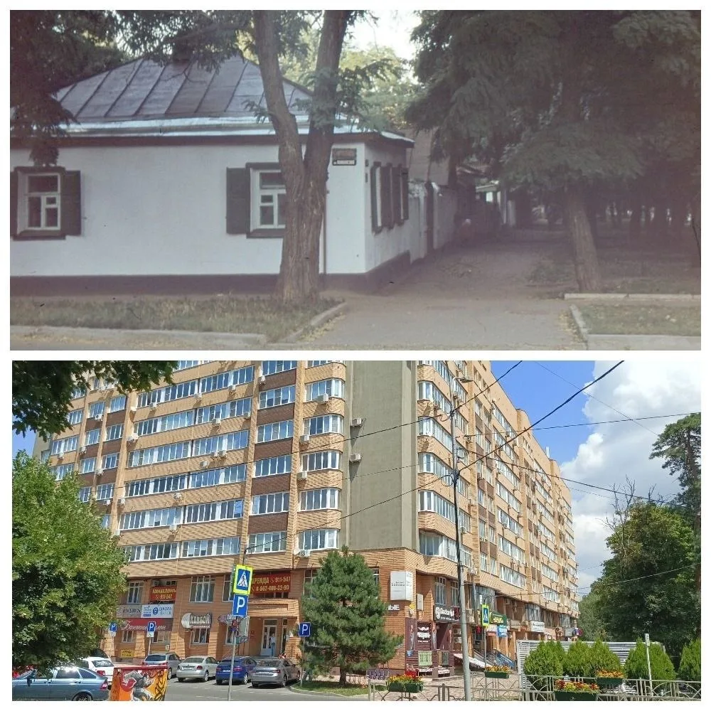 Угол Ленина и Ломоносова. Разница 40 лет