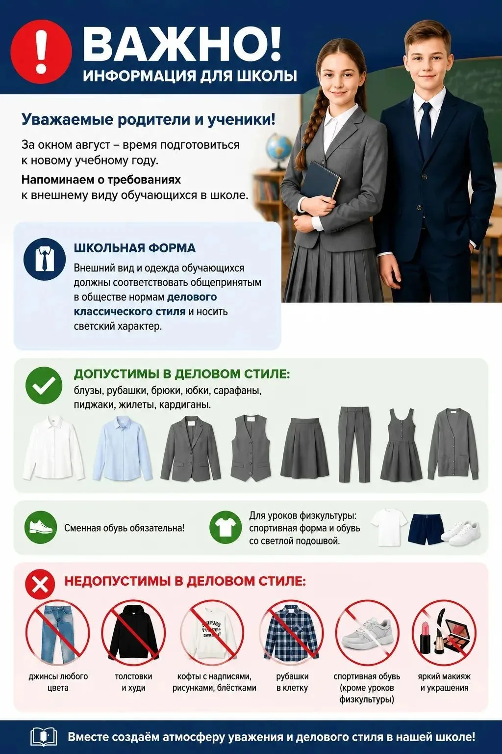 ВАЖНОЕ НАПОМИНАНИЕ ДЛЯ ВСЕХ!