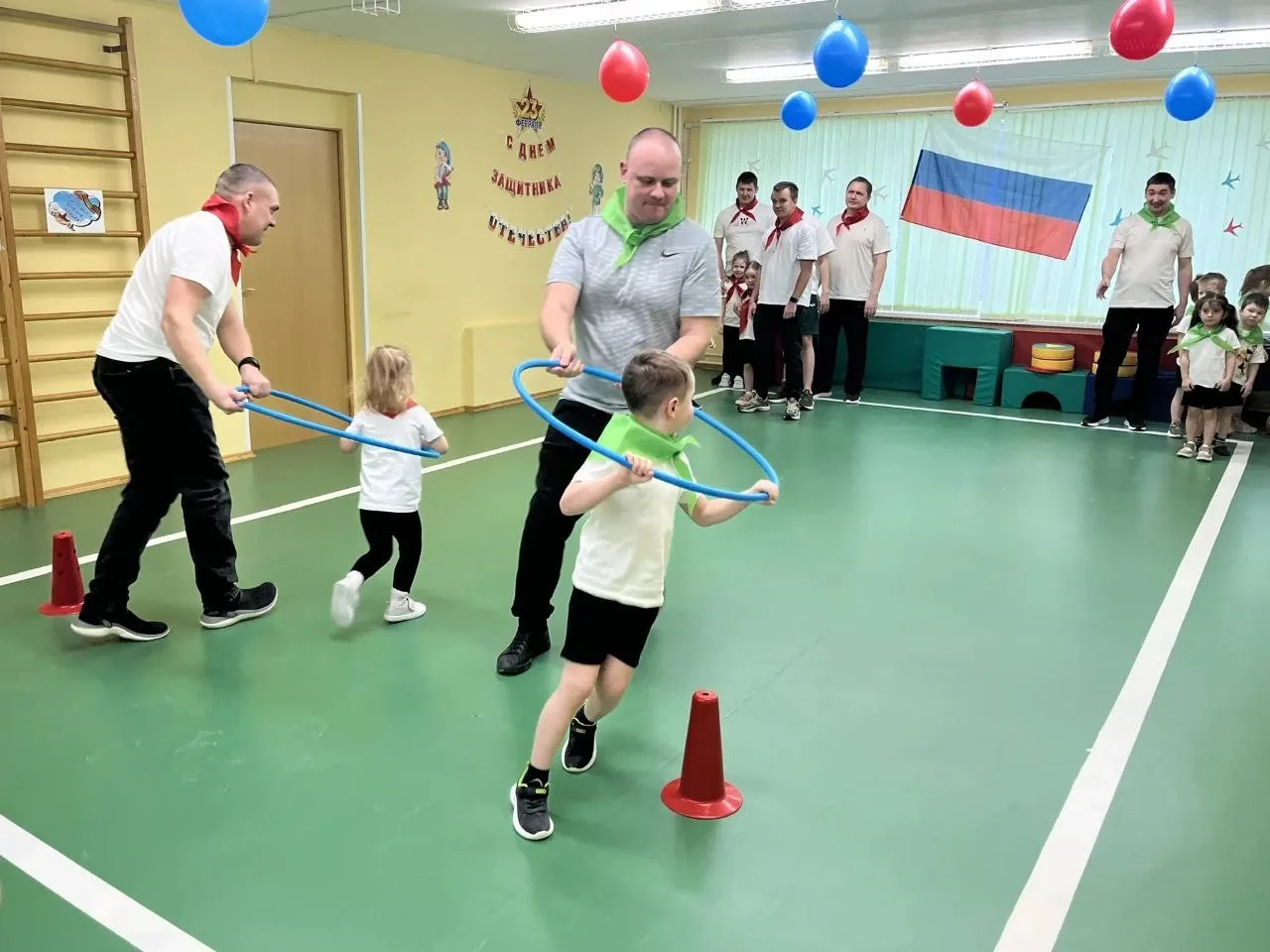 🎖️В средней группе 7Ш «Звёздочки» прошел спортивный праздник «Мой папа-лучше всех!», посвященный Дню