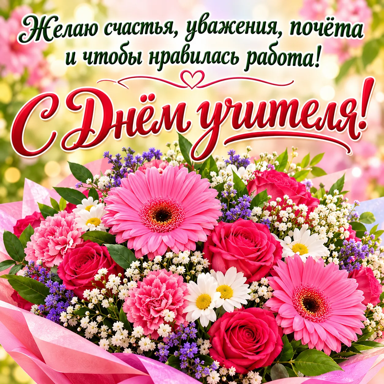 С Днём учителя! ✏️