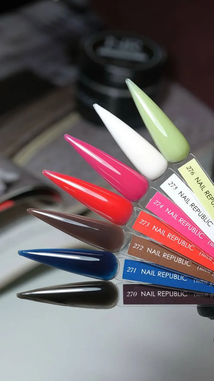 NOVA GEL от NAIL REPUBLIC – линейка из 7 плотно пигментированных цветных гелей, которые...