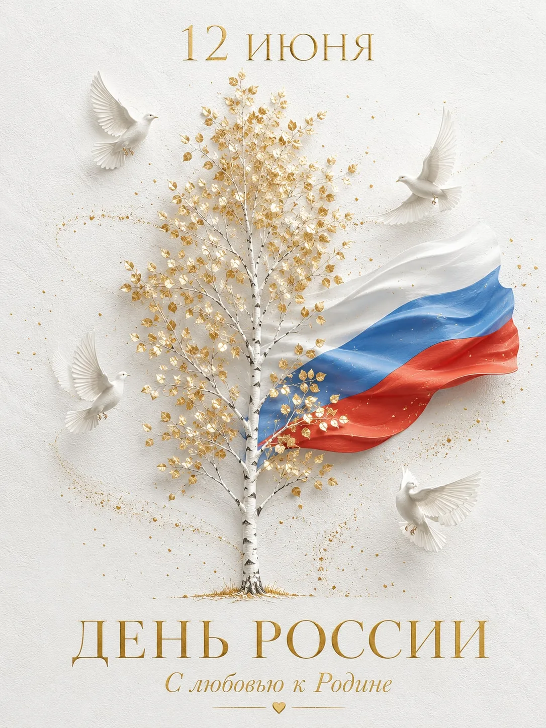Открытки ко Дню России🇷🇺