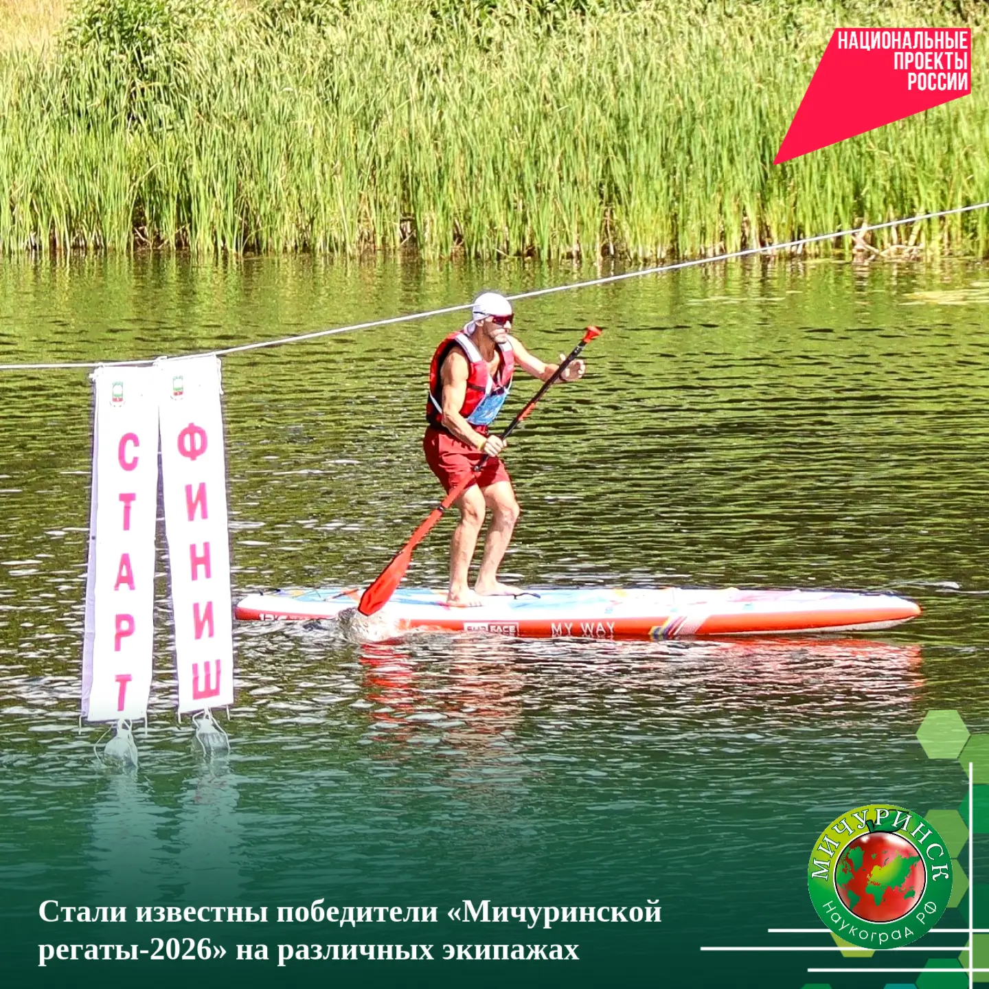 🏆 Стали известны победители «Мичуринской регаты-2026» на различных экипажах