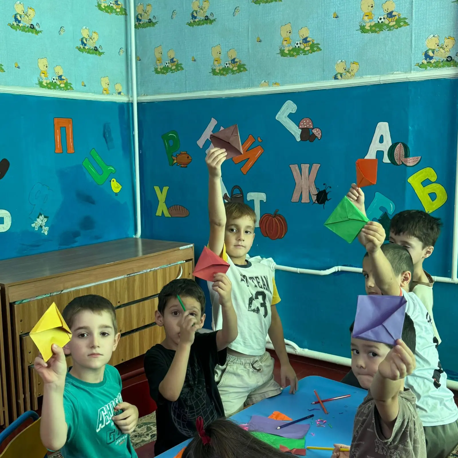 Художественно-эстетическое развитие в подготовительной группе .