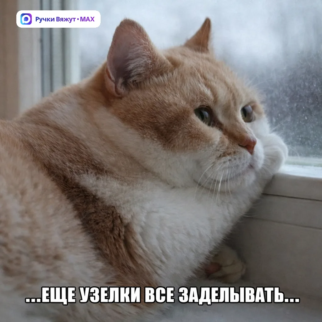 ....а так хочется что-то новенькое начать вязать... 😁   Ручки Вяжут • Подписаться
