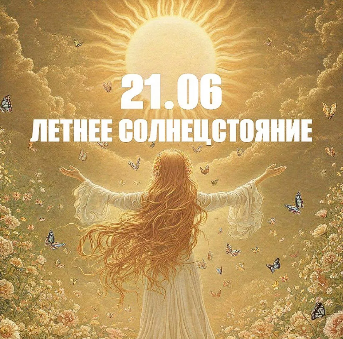 Дорогие, 21 июня нас ждет Летнее Солнцестояние 🌞
День, когда энергия солнца на пике - самый длинный