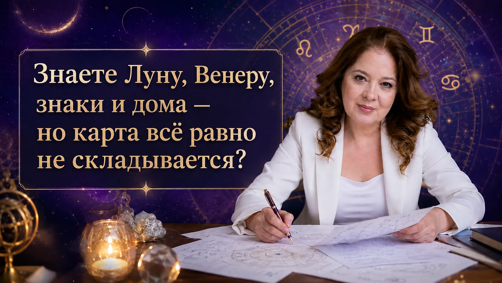 Знаете Луну, Венеру, знаки и дома — но карта всё равно не складывается?