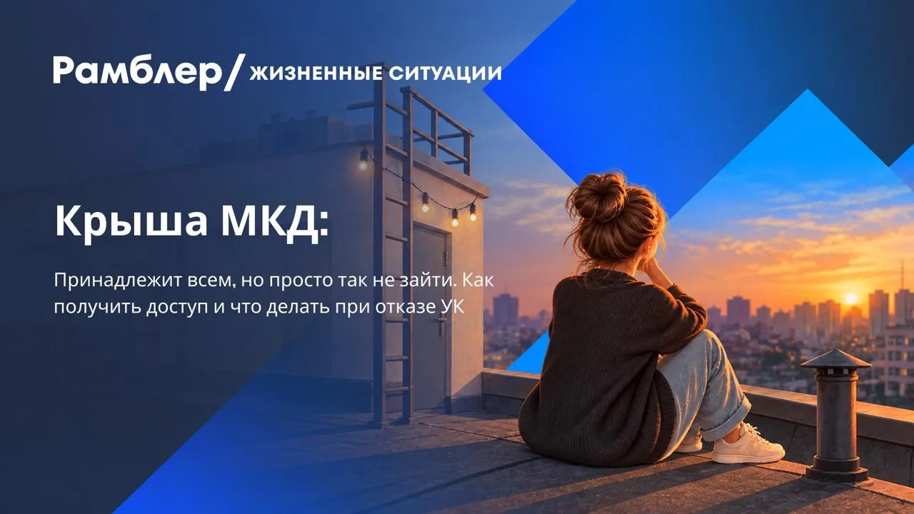Крыша многоквартирного дома принадлежит всем жильцам. Но подняться на неё просто так не...
