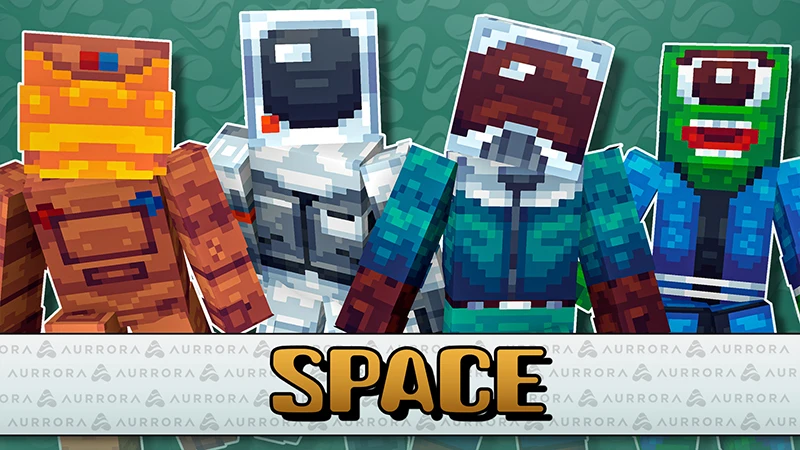 Skin pack "Space" Отправляйтесь навстречу приключениям с набором скинов SPACE! Примерьте на себя обр