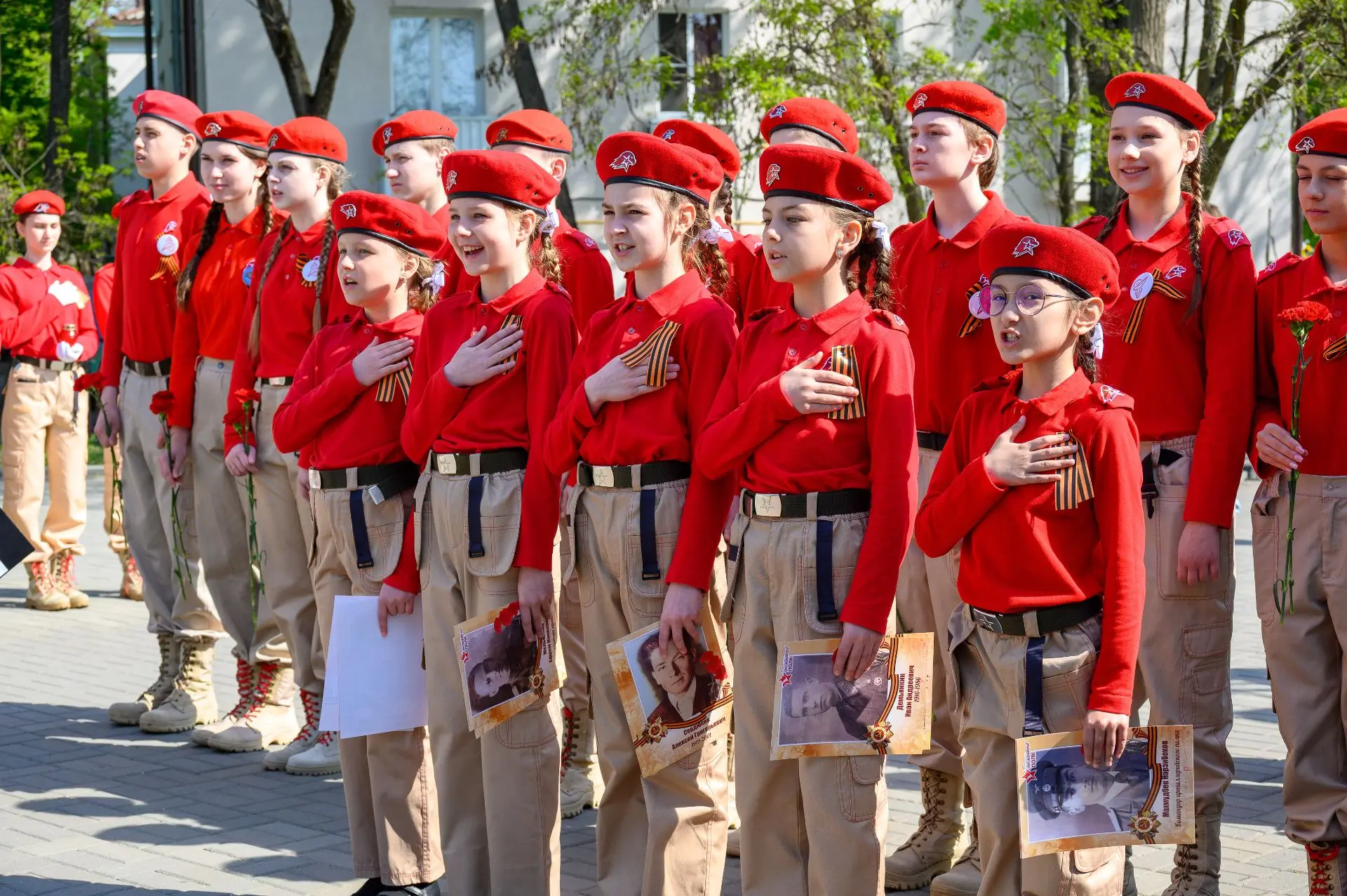 В ознаменование 81-годовщины Великой Победы в Великой Отечественной войне, в Октябрьском районе прош