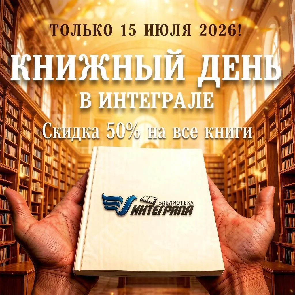 Завтра книжный день в "Интеграле"!

Только 15 июля 2026 года при заказе на сайте integral.ru действу