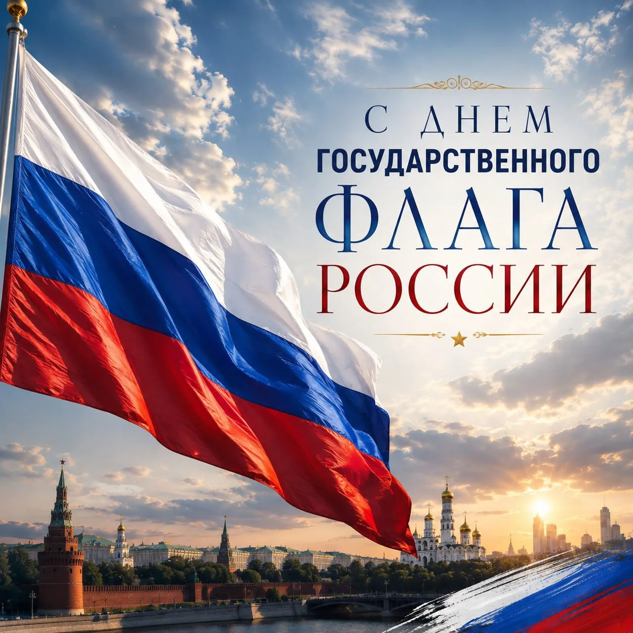 Сегодня мы отмечаем День Государственного флага России🇷🇺