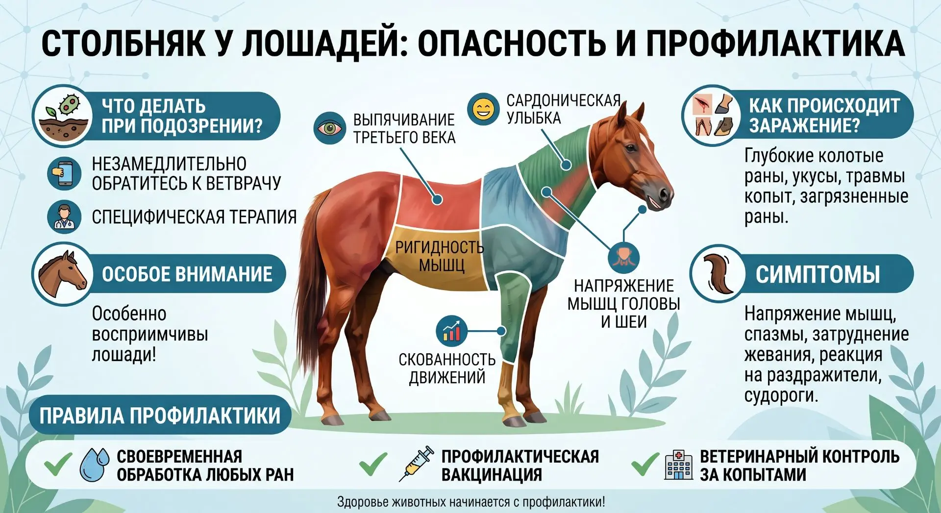 СТОЛБНЯК У ЖИВОТНЫХ: ОТКУДА БЕРЁТСЯ И КАК ПРЕДУПРЕДИТЬ?