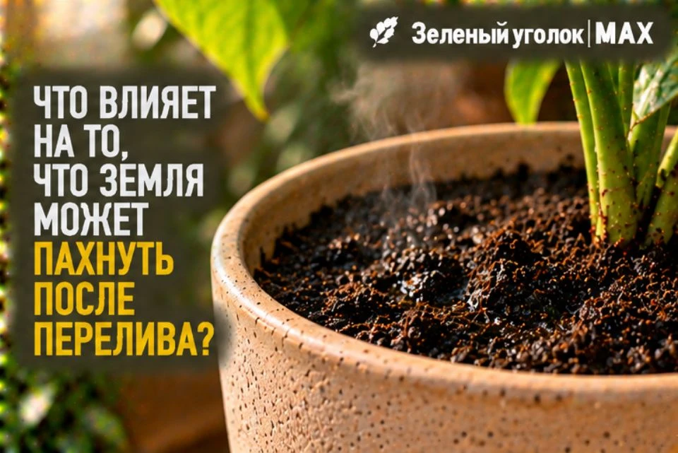 🌸 ЧТО ВЛИЯЕТ НА ТО, ЧТО ЗЕМЛЯ МОЖЕТ ПАХНУТЬ ПОСЛЕ ПЕРЕЛИВА?