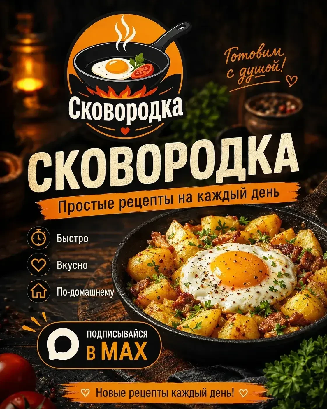 Не знаешь, что приготовить сегодня? 🍳
