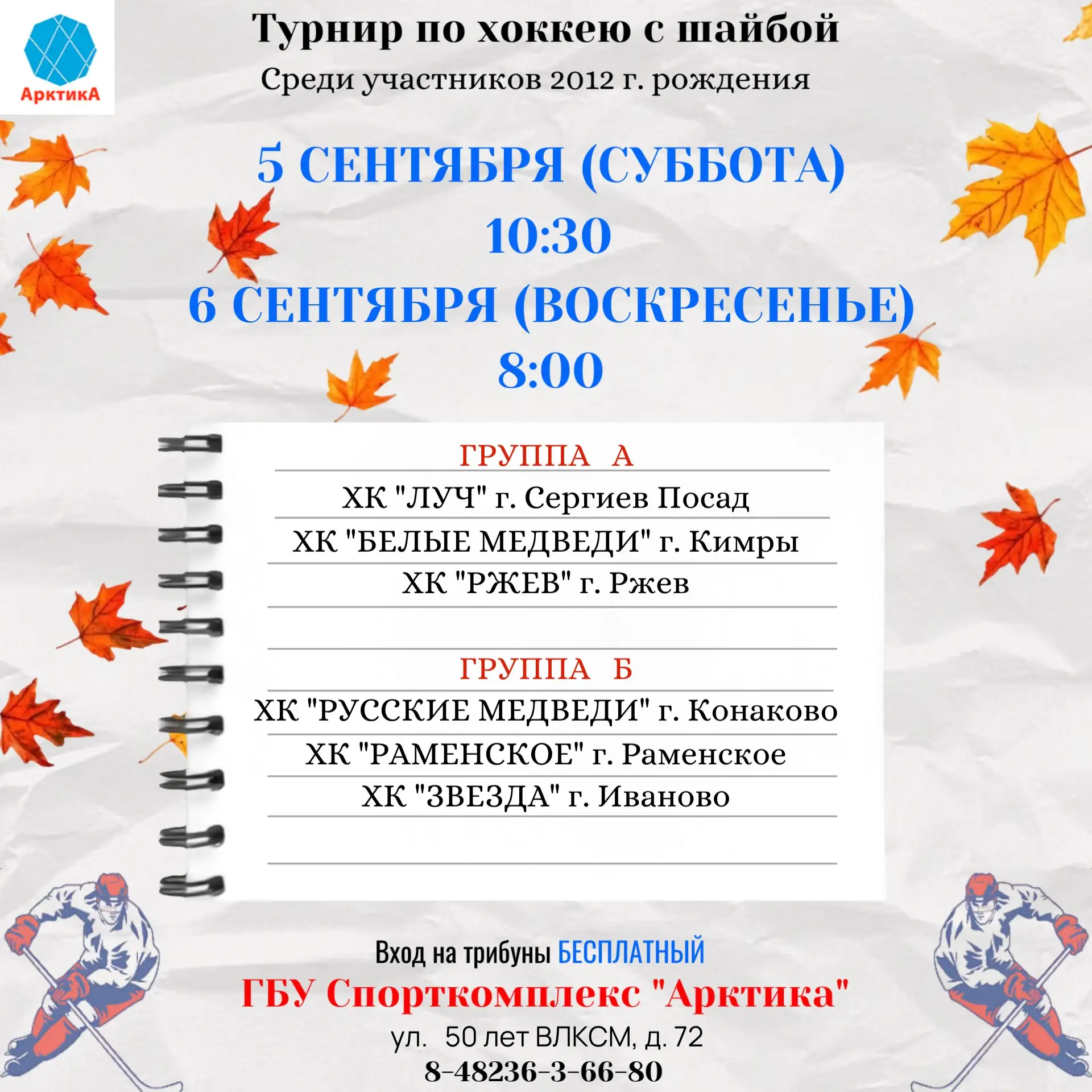 Турнир по хоккею с шайбой