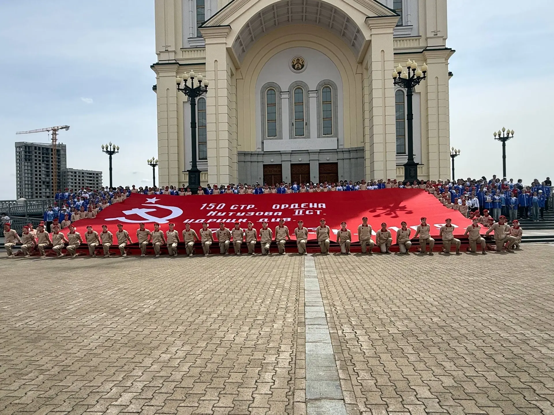 Парад Победы: участие учеников МАОУ СШ с УИОП №80 🎖  Курсанты ВПО «Витязь» школы №80 приняли участие