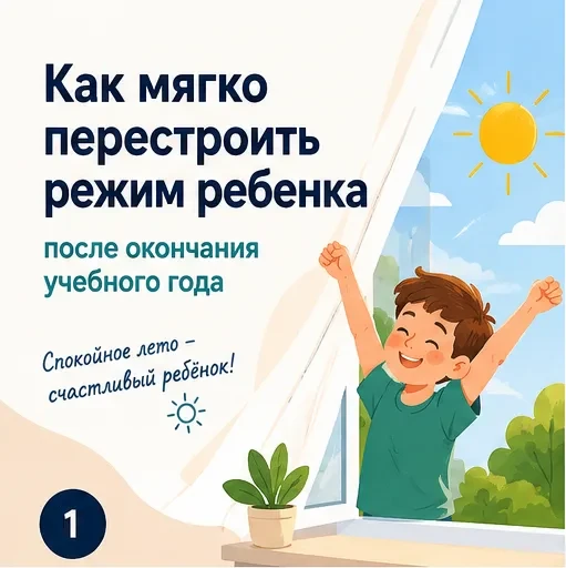 Лето — время отдыха, новых впечатлений и долгожданной свободы от школьного расписания. Но резкая сме