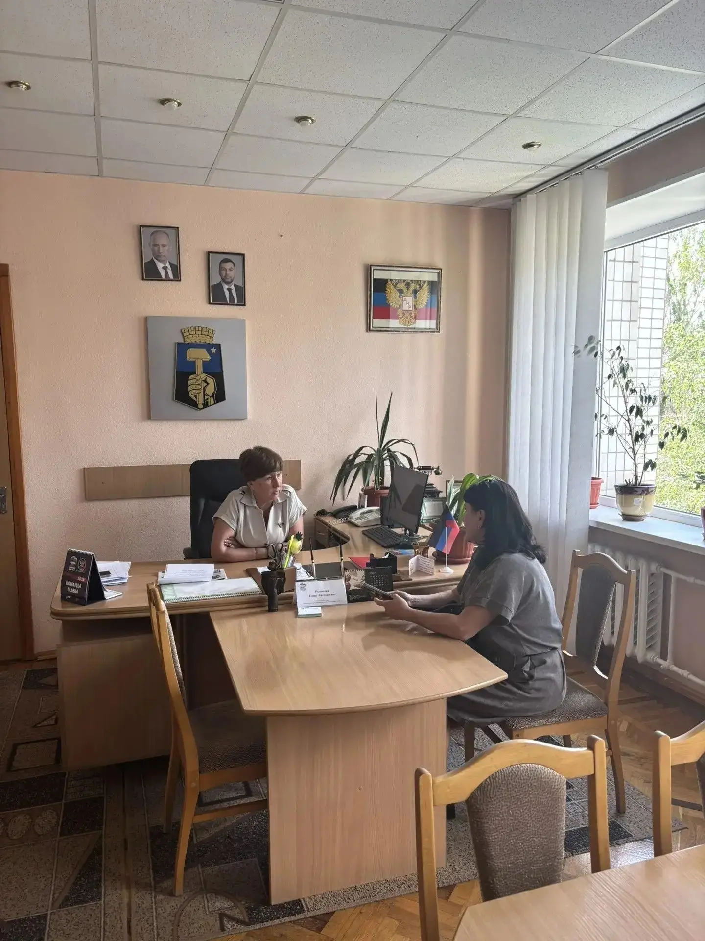 Сегодня, 22 июня, провела прием граждан руководитель Управы Пролетарского внутригородского района Ад