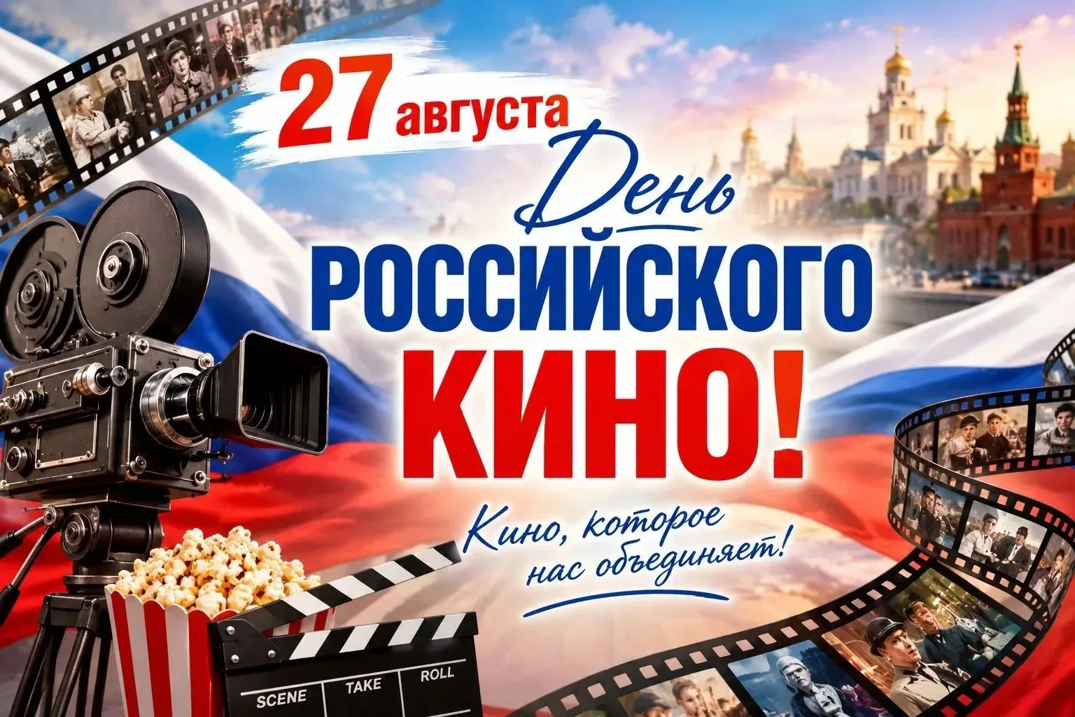 27 августа — День российского кино 🎥✨