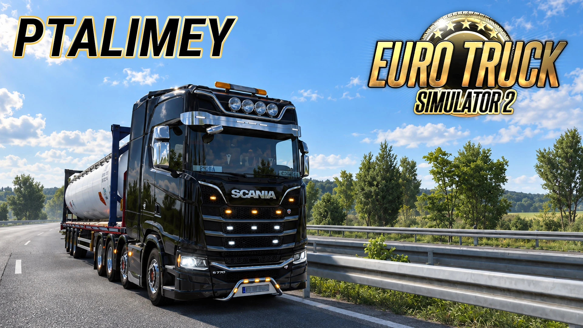 Дальнобой по фану: спокойно едем, душевно болтаем. Руль Logitech G923 📢Euro Truck Simu...