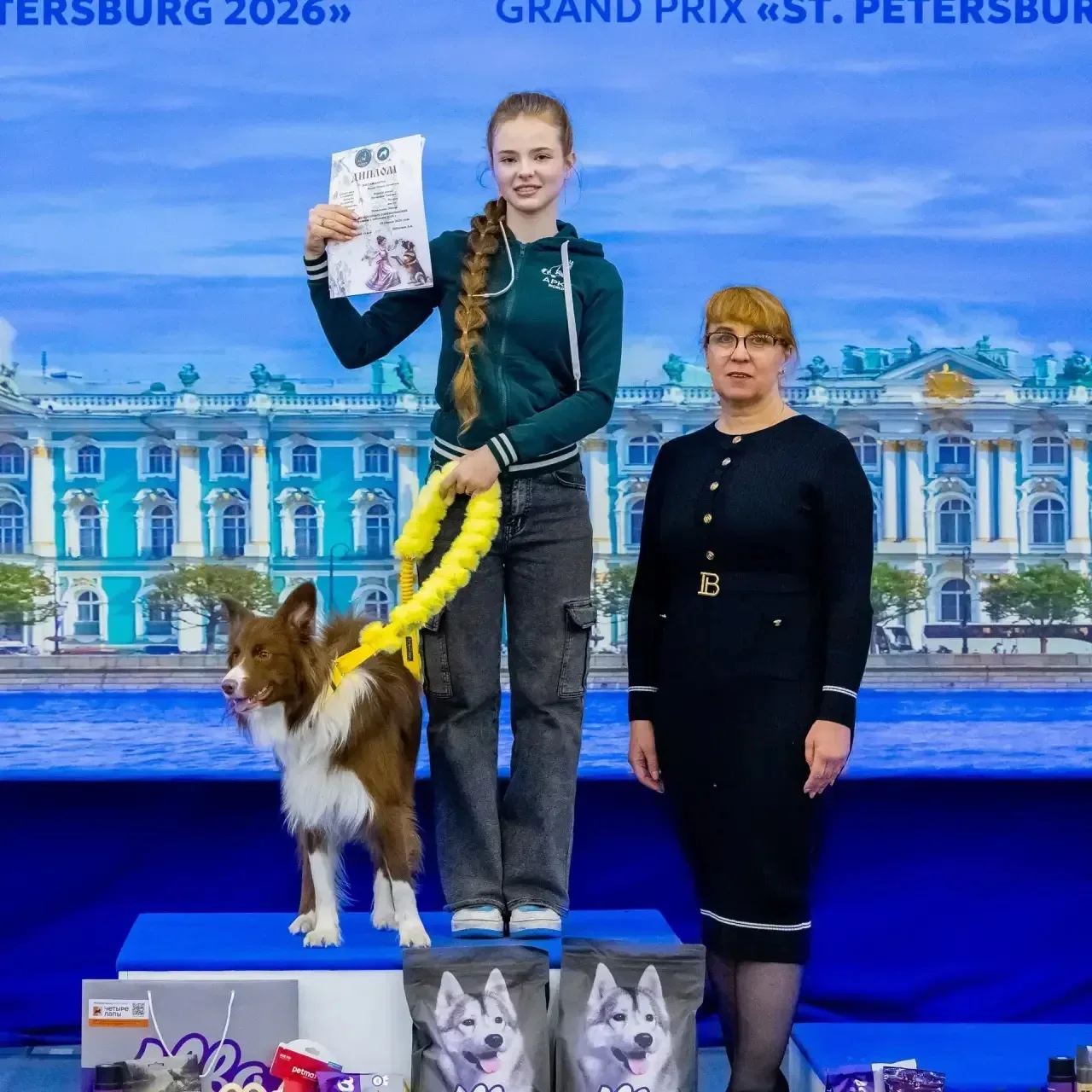 И снова наши победы🏆  🥇🥉 На прошлых выходных наша ученица 10 «П» класса Рулёва Юлиана с бордер-колли