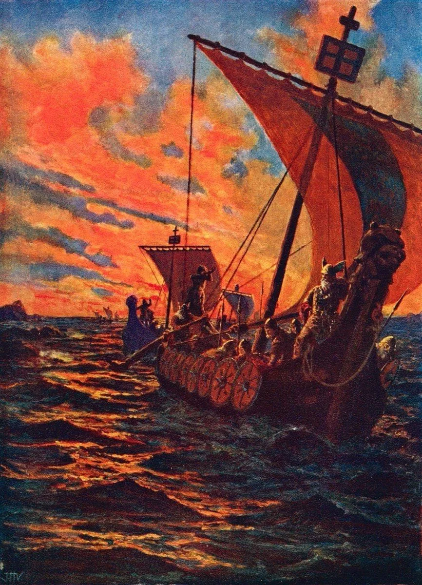 «Возвращение викингов», 1915.

— Джон Харрис Валда
(1874-1942)

Бестиа́рий