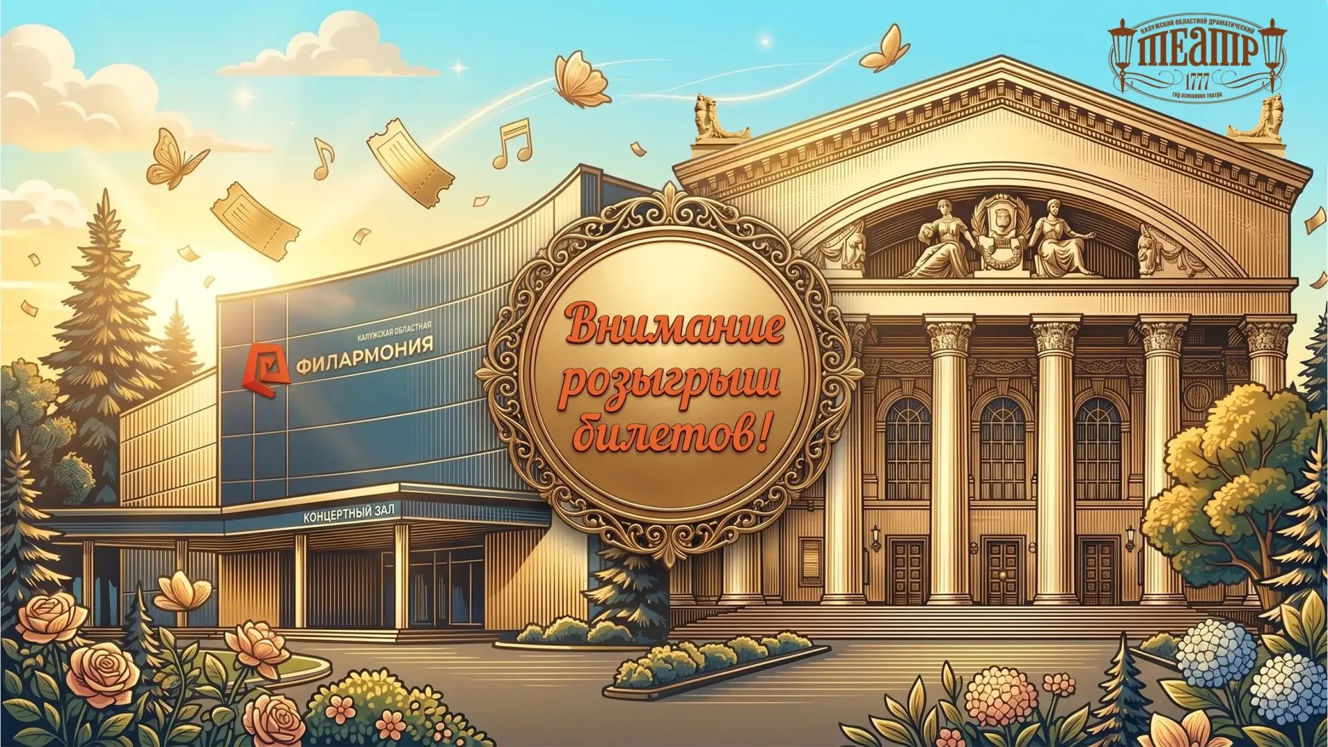 ПЕРВЫЙ СОВМЕСТНЫЙ РОЗЫГРЫШ ФИЛАРМОНИИ И ДРАМТЕАТРА! 🎭🎶